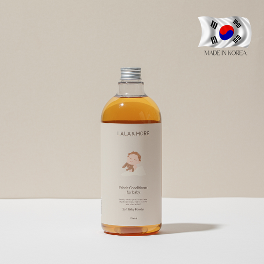 LALA&MORE 韓國天然嬰兒洗衣液 (爽身粉香) - 1公升裝 (兩支以上平均$88/支)